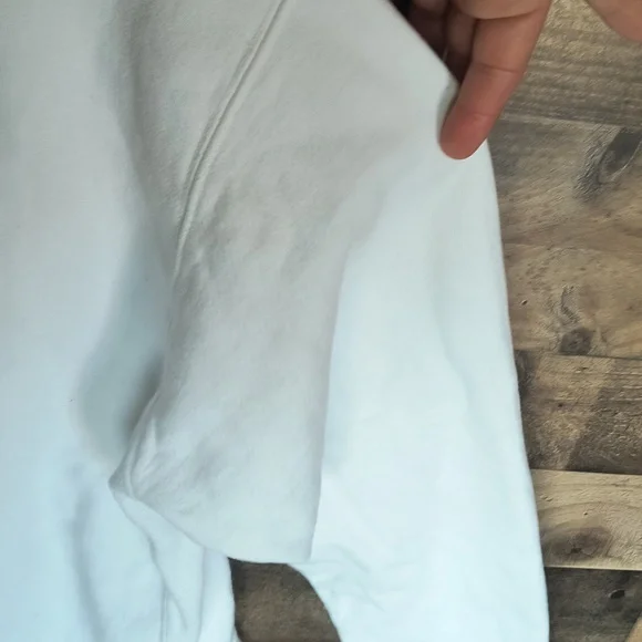 Champion Reverse Weave White Pullover Hoodie Sz Large Men - Picture 16 of 17